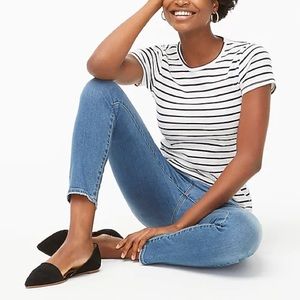 J Crew Essential Tee Knit Goods Striped Tee